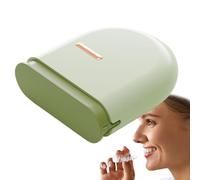 Boîtier de protection des dents - Boîte de stockage, conception de coulissante | Récipient respirant pour veilleurs de nuit, appareils dentaires, embouts, organisateur orthodontique compact