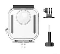 Boîtier de protection étanche pour Go Pro Max2 conçu pour une utilisation sous l'eau avec verre trempé et construction en acier inoxydable