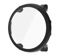 Boîtier de protection PC avec protecteur d'écran en verre trempé compatible avec Polar Vantage V3 Black