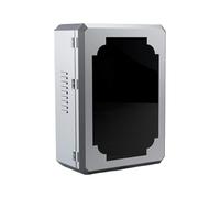 Boîtier de Protection pour Borne de Recharge pour Véhicule Électrique, Boîtier de Protection Mural pour Borne de Recharge, Conception Verrouillable, Gain de Place(Silver,Large/2)