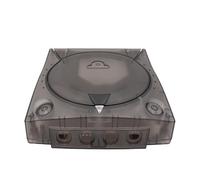 Boîtier de protection pour Dreamcast DC,Boîtier de protection en plastique transparent pour console de jeux vidéo rétro (Noir transparent)