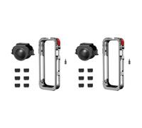 Boîtier de protection pour Insta360 X5 en aluminium et silicone - Protection complète contre les chocs et la poussière - Accessoire d'appareil photo