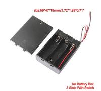 Boîtier De Protection Pour Piles Aa, 1/2/3/4/6/8 Fentes, Boîtier De Rangement, Conteneur Pour Piles Aa, Support Antichoc