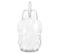 Boîtier de Protection pour Poupées Monstres Assises Étui Transparent à Collectionner Housse Anti-Poussière pour The Monstres de Collection avec Porte-Clés