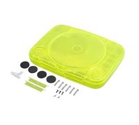 Boîtier de protection pour PS ONE,Boîtier de protection en plastique transparent pour console de jeux vidéo PSONE Retro (Vert transparent)