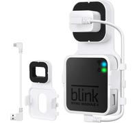Boîtier de Protection Support Mural pour Module Blink Sync Module Support de Caméra Mural, Wall Mount sur Prise pour concentrateur WiFi de caméra de sécurité extérieure et intérieure Blink XT