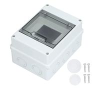 Boîtier de protection transparent pour la distribution d’énergie, boîtier de disjoncteur étanche conforme à la norme IP65, encaissement en plastique PC avec joint d’étanchéité pour