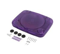 Boîtier de protection transparent Pour PSONE Retro Console de Jeu Vidéo Remplacement Coque Protectrice Absorbant les Chocs Accessoire de Jeu (Noir transparent)