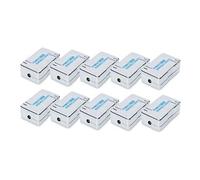 - Boîtier de raccordement de câbles - montrable encastrable, montable en surface - CAT 6 - STP (pack de 10)