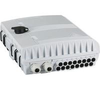 Boîtier de raccordement FTTH IP65 pour 32 fibres,16 raccords -- et logement de surlongueur de fibre
