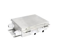 Boîtier de raccordement pour cellule de charge Pont à bascule multicanal en acier inoxydable IP68, électrique dans un six sur dix dans une boîte de jonction étanche