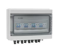 Boîtier de raccordement solaire CC avec fil de terre et dispositifs de protection contre la foudre, protection contre les surtensions DC (4 en 4 sorties), boîtier de raccordement solaire, DC1000 V