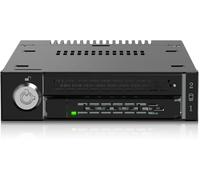 Boîtier De Rack Robuste En Métal Pour 1 X Ssd M.2 Nvme Pcie 4.0 Pour Baie De 3.5"", 1 X Slimsas Sff-8654 4I (Carte Hba/Raid Tri-Mode Compatible)- Tougharmor Mb833Mk-B V2