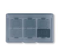 Steelplay - Étui pour Cartes de Jeu Nintendo Switch 24 en 1, très Robuste, Porte-Cartouche de Rangement pour Nintendo Switch, boîte de Rangement de Jeux - Gris