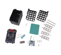 Boîtier de rangement de batterie pour outils électriques 10/15/20 cœurs Coque en ABS avec affichage LED Protection contre les surcharges/décharges excessives Carte de charge PCB Accessoires pour