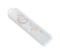 Boîtier de rangement de câblage voyage - avec support pour outils | Porte-outil Etui organisateur transparent couverts, bijoux, pailles, cuillères, fourchette,