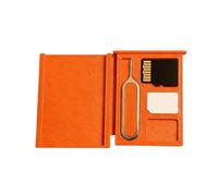 Boîtier de rangement de cartes mémoire | Boîtier Mini étanche à la Poussière | Support de Cartes Mémoire Antichoc,pour Femmes Hommes Adultes Voyageurs Expatriés Amateurs de Tech Voyage Aéroport Campin