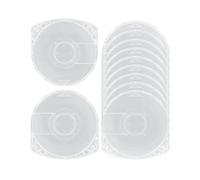 Boîtier de Rangement de Disque de Jeu de Remplacement pour PSP 1000 2000 3000, 10PCS Clear Case Shell Boîte de Protection de Remplacement