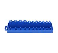 Boîtier de rangement de douilles en polypropylène, insertion de rangée de Rail de suspension, placement de support d'outil de réparation, support d'étagère organisateur pour