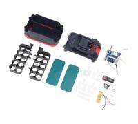 Boîtier de rangement pour batterie d'outils électriques 10/15/20 cœurs Coque en ABS avec écran LED Protection contre les surcharges/décharges excessives Boîtier de batterie ABS avec écran LCD