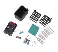 Boîtier de rangement pour batterie d'outils électriques 10/15/20 cœurs Coque en ABS avec écran LED Protection contre les surcharges/décharges excessives Boîtier de batterie ABS avec écran LCD