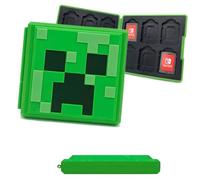 Boîtier de Rangement pour Cartes Switch - Étui Silicone Étanche avec 12 Emplacements Jeux + 12 Slots TF, Fermeture Sécurisée, Compact et Léger, Organisateur de Voyage pour Accessoires de Jeu (12C)