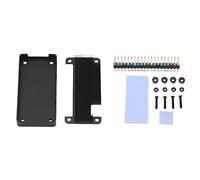 Boîtier de Refroidissement Passif en Alliage d'Aluminium, Enceinte Noire, Compatible Raspberry 2W et Zero - Dissipation Thermique Optimale, Installation Facile, Protection