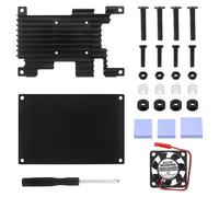 Boîtier de refroidissement passif pour Orange Pi 3 LTS,boîtier en alliage d'aluminium,coque métallique blindée de Dissipation thermique,avec ventilateur - Type Orange Pi 3 LTS Case