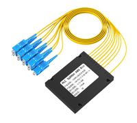 Boîtier de répartition fibre optique SC/UPC, répartiteur PLC, boîtier ABS, fibre 1/8