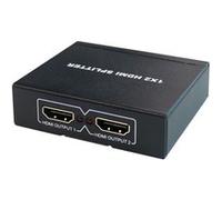 Boîtier de répartition vidéo Accsup Splitter HDMI Ultra HD 4K 1 entrée 2 sorties Noir