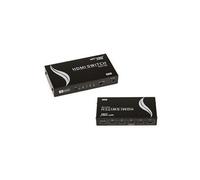 Boitier de répartition vidéo HDMI type switch 5 vers 1 pour aiguiller 5 entrées vers 1 sortie. Avec télécommande