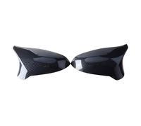 Boîtier de rétroviseur de voiture pour BMW F80 M3 F82 M4 2015-2018 - Boîtier de rétroviseur gauche - Pièces remplaçables de voiture (noir brillant)