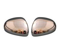 Boîtier de Rétroviseur Extérieur Pour FIAT Pour 500X 2014 2015 2016 2017 2018 2019 Chrome Côté Aile Garde-boue Rétroviseur Porte Capuchon Garniture Couverture Automatique Style