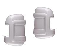 Boîtier de Rétroviseur Extérieur Pour Fiat Pour Ducato Pour Boxer Pour Relay Paire De Capuchons Blancs Pour Rétroviseurs Voiture Résistants À L'usure