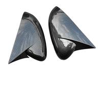 Boîtier De Rétroviseur Extérieur Pour Ford Pour Focus 2019-2022 Protection En Forme De Corne De Taureau, Outils De Décoration Automobile Rétroviseur Extérieur Boîtiers(Aspect carbone)