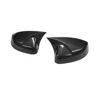 Boîtier de rétroviseur latéral Couvercle de rétroviseur latéral de voiture 2 pièces pour A3 S3 RS3 8V TFSI TDI étui à outils brillant/Fiber de carbone Style 2013 - 2020(Carbon Look-Add on)