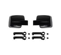 Boîtier de rétroviseur latéral Pour Dodge pour Nitro 2007-2012 Accessoires extérieurs Couvertures de rétroviseur Autocollants de couverture de poignée de porte(Black 10 PCS)