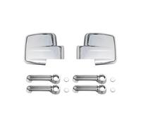 Boîtier de rétroviseur latéral Pour Dodge pour Nitro 2007-2012 Accessoires extérieurs Couvertures de rétroviseur Autocollants de couverture de poignée de porte(Chrome 10 PCS)