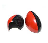 Boîtier de rétroviseur Pour Mini pour Cooper S pour Hatchback pour Cabriolet R50 R52 R53 Les couvertures de rétroviseurs du drapeau noir Décoration Accessoires voiture(JCW,Left Hand Drive)