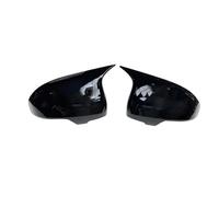 Boîtier De Rétroviseur Pour Toyota Pour Mark X Pour Reiz 2010-2017 Coque Latérale, Garniture De Coque De Porte Extérieure, Aspect Carbone Capuchon De Retroviseurs(Noir brillant,1)