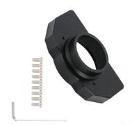 Boîtier de roulement en alliage d'aluminium dissipant la chaleur pour roue de course Logitech G25 G27 G29 G920 G923 Réduit les vibrations à haute vitesse (noir)