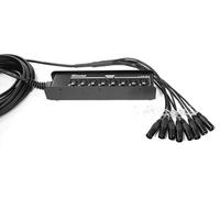 Cordial EYB 8-0 C 15 Boîtier de scène 15 m Nombre d'entrées:8 x Nbr. de sorties:8 x