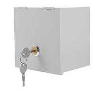 Boîtier de Sécurité Étanche pour Prise Extérieure Rv, Acier Inoxydable | Verrouillage Clés, Passage de Câble Intégré, Protection Anti-effraction pour Prises et Fiches, Usage Couleur Aléatoire