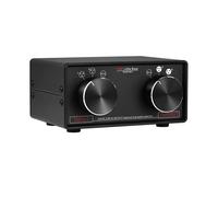 Boîtier de Sélection Audio Stéréo Symétrique XLR/RCA 3 Entrées/3 Sorties, Préamplificateur Passif pour Amplificateur Domestique