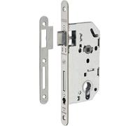 Boîtier De Serrure Monomax Nf Axe 50 Version Cylindre 2 Tours - Coffre Galvanisé,Têtière Époxy Noir Granité - Modèle Encastrable Pour Porte D'Entrée - Made In France - Finition Noire -