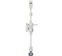 Boîtier de serrure TARGA CP Blanche à fouillot 75 x 130 mm Gauche Thirard G