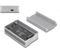 Boîtier de stockage SSD - DELOCK - 42018 - Argent - M.2 - Thunderbolt 3/4 - USB-C 4
