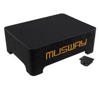 Boîtier de subwoofer actif Musway MF110A 10" (25 cm) Downfire de 650 watts