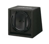 Boîtier de subwoofer Alpine SBE-1044BR Bass Reflex 25 cm (10 pouces) subwoofe...