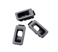 Boîtier de support décoratif for interrupteur de vitre en verre, for VW, Golf 5, MK5, MK6, Jetta 6, Tiguan, Passat B6, Seat et Toledo(3Pcs)